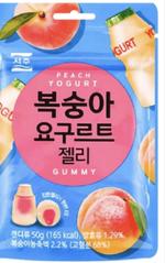 Мармелад со вкусом персикового йогурта "Peach Yogurt Gummy" 50г*8*5 Seoju