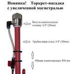 Новинка 2025: торкрет-насадка Титан с увеличенной магистралью