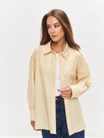 Рубашка в клетку женская желтая