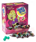 Жевательная резинка "Zombi Brain" (суперкислая красящий язык) 6*200*3,5 г
