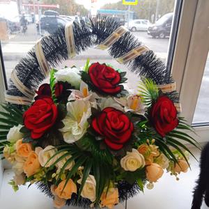 Корзина ритуальная малая "Свеча"