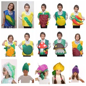 Костюмы фрукты-овощи