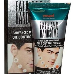 Крем для лица мужской Fair and Handsome. Формула этого крема разработана индийскими косметологами специально для ухода за мужской кожей. Крем контролирует жирность кожи, защищает от ультрафиолета, защищает кожу от воздействия факторов окружающей среды на протяжении всего дня