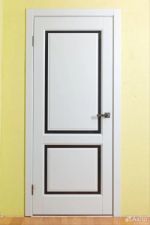 Двери межкомнатные массив ольхи София Скай эмаль
