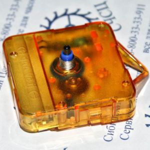 Цветной кварцевый часовой механизм в прозрачном корпусе 12 мм с петлей