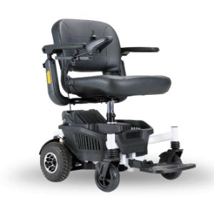 Инвалидная коляска Excel X-Power 5 - это современная электрическая инвалидная коляска, легко маневрирующая благодаря своим компактным размерам и очень короткому радиусу поворота.