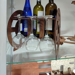 Мини бар винный на 3 бутылки и 6 бокалов