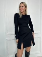 Трикотажное черное платье DiolStyle 3363