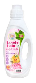 Гель для стирки Lovely Lalu (Лавли Лалу) 1.5 л., для всей семьи с 0 лет (роза ваниль) 03