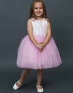 Платье нарядное детское, праздничное платье для девочки, платье на праздник детское 4season с пайетками 10004