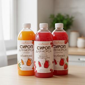 Ягодный сироп для морсов и десертов Кэнди-Шмэнди производство Калининград