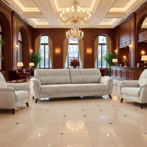 Комплект мягкой мебели "Амина" (2 кресла и диван-кровать)