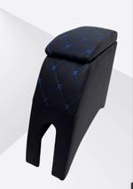 Подлокотник Бар ВАЗ 2101-2107 ромб черный, нитка синяя