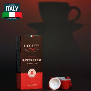 O&#39;CCAFFE капсулы Nespresso RISTRETTO. Смесь: 20% Arabica / 80% Robusta