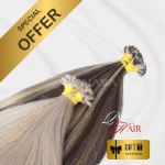 Hair extensions - Flat tip - piano color 0023