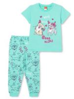 CSKG 50058 Комплект для девочки (футболка+брюки)(cherubino)