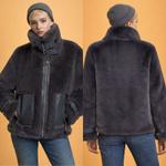 Куртка-Дублёнка Éclipse Charcoal из Овчины