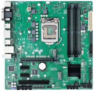 Системная плата ASUS PRIME B250M-C. 
Soc-1151 Intel B250 4xDDR4 mATX AC 97 8ch (7.1) GbLAN+VGA+DVI+HDMI+DP