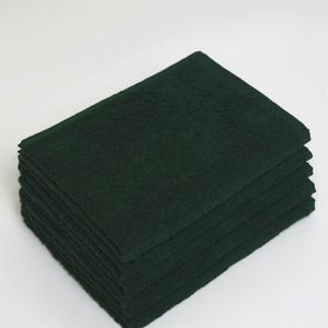 Полотенце махровое из 100% хлопка, 70*140 мм, 440 г/м2, темно-зеленый без бордюра