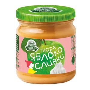 пюре яблочное со сливками 470г