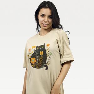 Ночная сорочка трикотажная хлопок с принтом