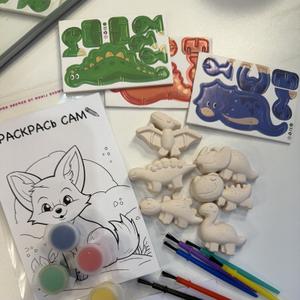 Набор из гипса для раскрашивания «Динозавры МИНИ»
(50₽)

В набор входит:
1. Фигурка гипсовая 3 шт
2. Краски 2 шт
3. Кисть
4. Открытка раскраска
5. Пакет
6. Подарок сюрприз


(готовый набор для раскрашивания, ничего дополнительно докупать не нужно)