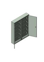 Щит распределительный навесной с фальш панелью ЩРН-120 IP31 ЭПМ ФР-00027401