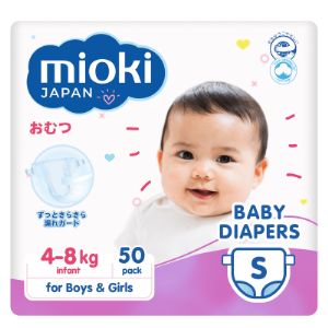Подгузники детские MIOKI
S 4-8 кг 50 шт, Упак