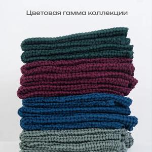 Полотенце для ванной Хлопок  Лен  80x120 см_ бордо