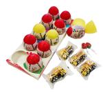 Пластиковое яйцо с карамелью и игрушкой "Строительные машины" 8*10*28г