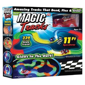 Magic Tracks  - лучший подарок для ребенка.
220 деталей, гибкий трек 365, светится в темноте, безопасный, легко собирается, машинка в комплекте. От 12 шт - 750р., от 50 шт. - 699р., от 100 - 599р.