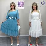 Платье Diva Style Корица шифон