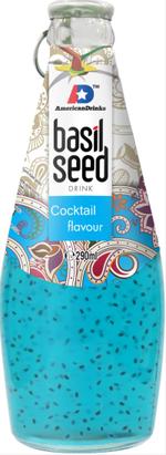 Basil Seed Drink Cocktail "Экзотический коктейль" Basil Seed