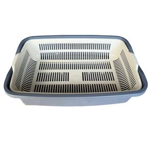 Туалет для кошек ЦарапычЪ с высокой сеткой