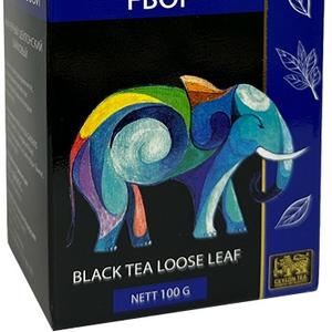 чай черный цейлонский байховый среднелистовой Jessia 100 гр. FBOP,  страна происх. Шри-Ланка