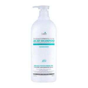 La&#39;Dor Damaged Protector Acid Shampoo
Шампунь содержит аргановое масло и коллаген. Специально создан для того, чтобы максимально сбалансировать содержание кислоты и щелочи в волосах. Идеально подходит к использованию для волос, подвергавшихся воздействию химических препаратов. Подходит для ежедневного применения. Средство имеет pH 4,5 и быстро восстанавливает кислотно-щелочной баланс, устраняет перхоть, ощущение дискомфорта, ломкость кончиков и тусклость цвета.

Шампунь практически не пенится, но несмотря на это, глубоко очищает локоны от пыли, кожного жира и средств для укладки. Уже после первого мытья состояние волос заметно улучшается: они становятся блестящими и мягкими, отлично расчесываются и укладываются, не электризуются в течение дня. Окрашенные волосы надолго сохраняют «свежий» оттенок и не тускнеют.

Используйте продукт регулярно, чтобы восстановить структуру волос, защитить их от негативного воздействия солнечных лучей, ускорить рост и предупредить выпадение.

Способ применения:
Промойте волосы и нанесите на них небольшое количество шампуня. Хорошо помассируйте в течение 2-3 минут и смойте большим количеством теплой воды. Нанесите маску, ополаскиватель или кондиционер.

Состав:
Water, Sodium Laureth Sulfate, Cocamidopropyl Betaine, Lauramide Dea, Sodium Lauryl Sulfate, Argania Spinosa Kernel Oil, Disodium Edta, Polyquaternium-10, Citric Acid, Climbazole, Sodium Benzoate, Phenoxyethanol, Cl 19140, Fragrance.