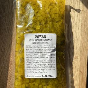 Огурцы нарезанные кубиками 7*7 мм (Острые)