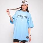 Футболка "МЕНТОВКА" BidloBikes голубой