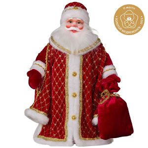 Дед Мороз, кукла под елку высотой 50 см. от российского производителя новогодней продукции.