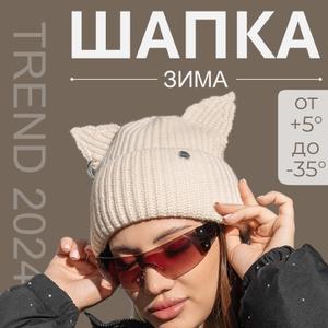 Шапка hit зима