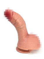 Фаллоимитатор на присоске с мошонкой №44 SGAN 5X19.5, телесный (14,5 рабочая длина) RDS030 RDS030