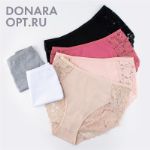 Женские трусы слипы с кружевом большие размеры DONARA АРТ.926 размеры 48-60