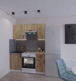 Готовая модульная кухня 1,6 м EASY KITCHEN