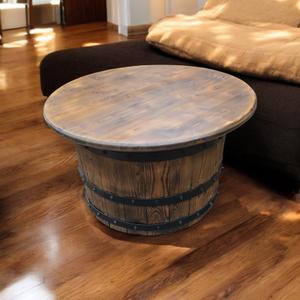 Столик-бочка лофт