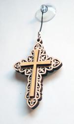 Крест ажурный подвеска