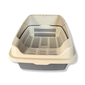 Туалет для кошек ЦарапычЪ с бортом и высокой сеткой