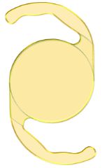 Гидрофобная асферическая двояковыпуклая желтая ИОЛ Eco-Flex Preloaded EF-PL