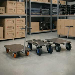 К тележке по вашему желанию вместо троса можем предложить ручку стальную телескопическую