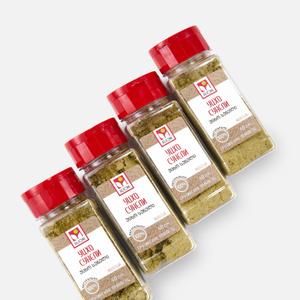 Состав: уцхо сунели молотый.
Пищевая ценность (средние значения) в 100 г продукта:
КБЖУ 288; 13,2; 11,4; 34,8.