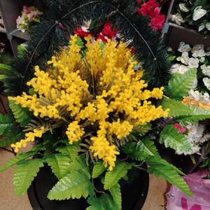 Корзина ритуальная средняя " Мимозы"